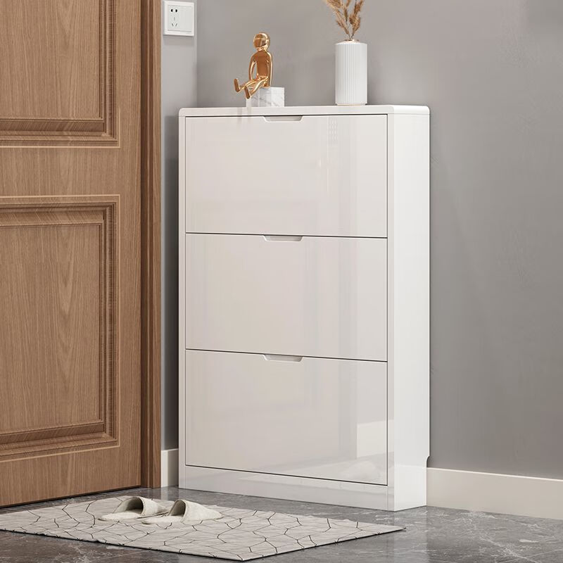 亿莱镁盛超薄鞋柜17cm实木现代简约门厅柜家用门口翻门挂墙直销进门窄