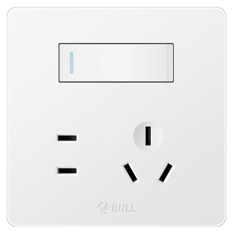 ��ţ��BULL�����ͷ翪�ز��� �������� ����ǽ�ڲ������86��G12ϵ��ĺѩ�� ���10A��һ��˫�� 20.91Ԫ(������)