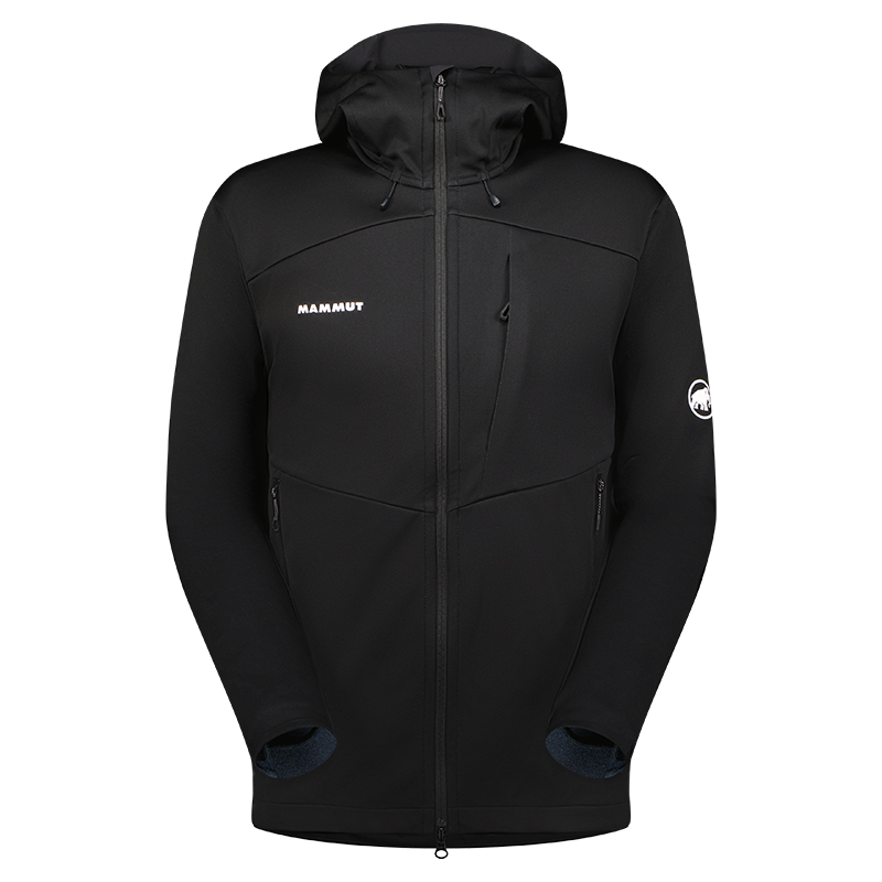 MAMMUT 猛犸象 Ultimate Vii So Hooded 男子运动夹克 1011-01780 黑色 XL