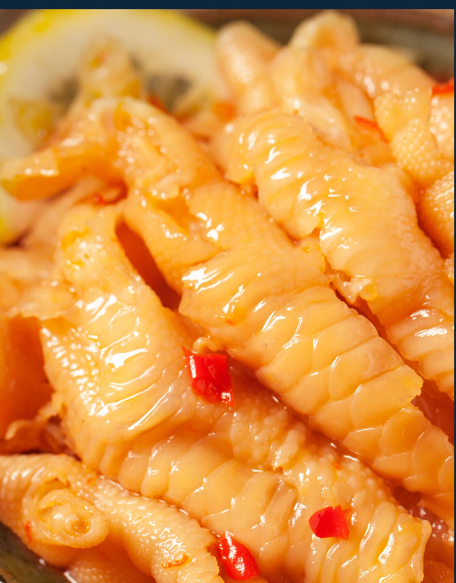 盒罐装小吃柠檬桶装去脱骨凤爪袋装网红零食熟食 酸辣柠檬【加辣】