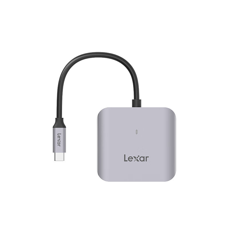 雷克沙（Lexar）USB 3.2高速读卡器 CFexpress Type B存储卡510U读卡器 10Gbps传输 金属喷砂 Type-C接口