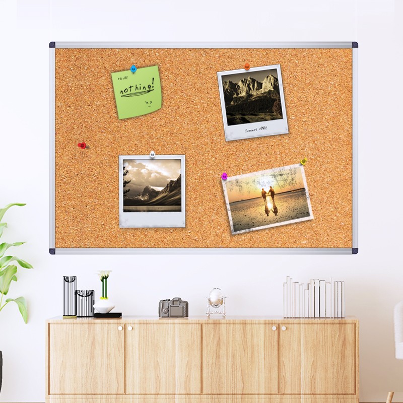 aucs软木板150*120cm 留言板照片墙宣传板展示板