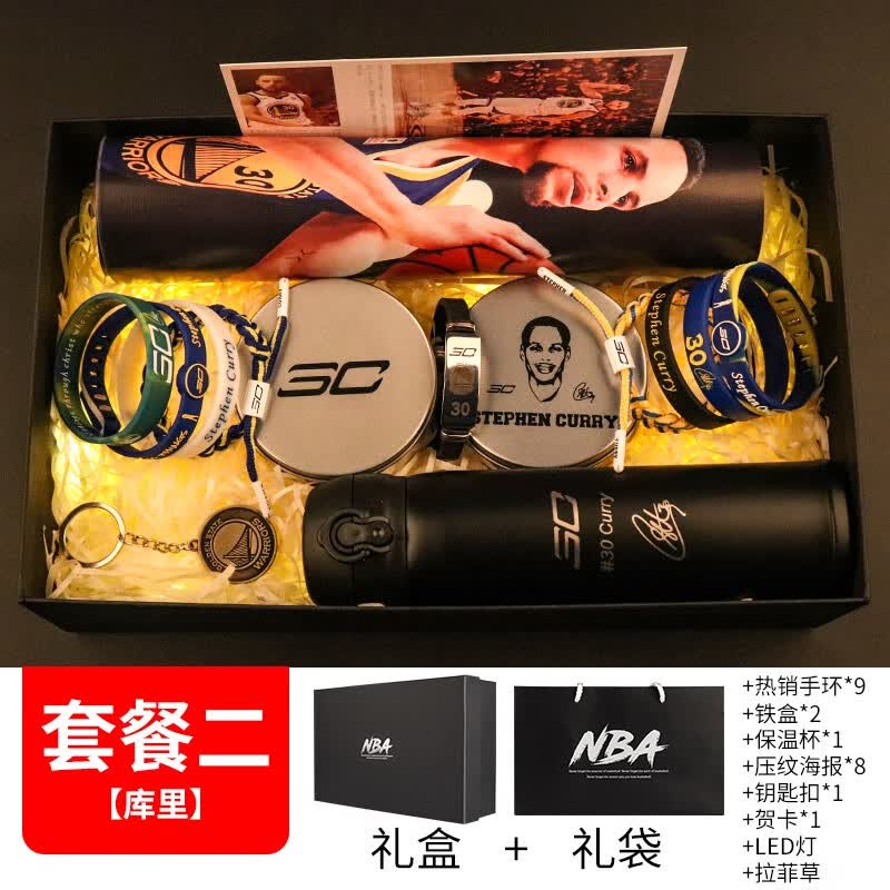 库里篮球手办新logo手环科比欧文詹姆斯哈登情侣男生生日礼物Curry相框送男朋友兄弟礼品 套餐2【库里】（限量送玩偶，送完为止）使用感如何?