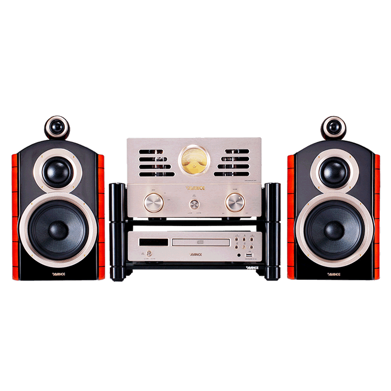 AVANCE丹麥皇冠ADV180高端HIFI發(fā)燒書架音箱音響三分頻高保真電子管膽機藍牙播放家用客廳 品牌官方店鋪 ADV180純膽機組合套裝
