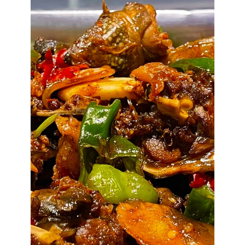 虎钢馋微山湖炒甲鱼熟食即食现炖甲鱼汤水鱼王八真空装山东济宁特产斤