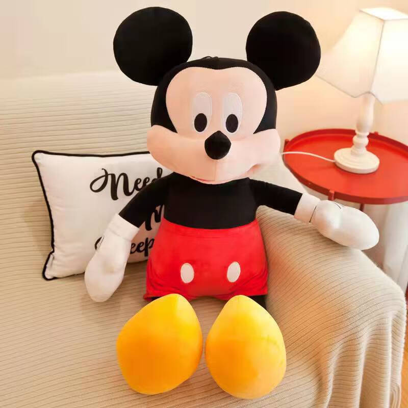 迪士尼新年开学礼物米奇米妮公仔米老鼠毛绒玩具玩偶鼠年吉祥物小号女生 经典米奇 35厘米
