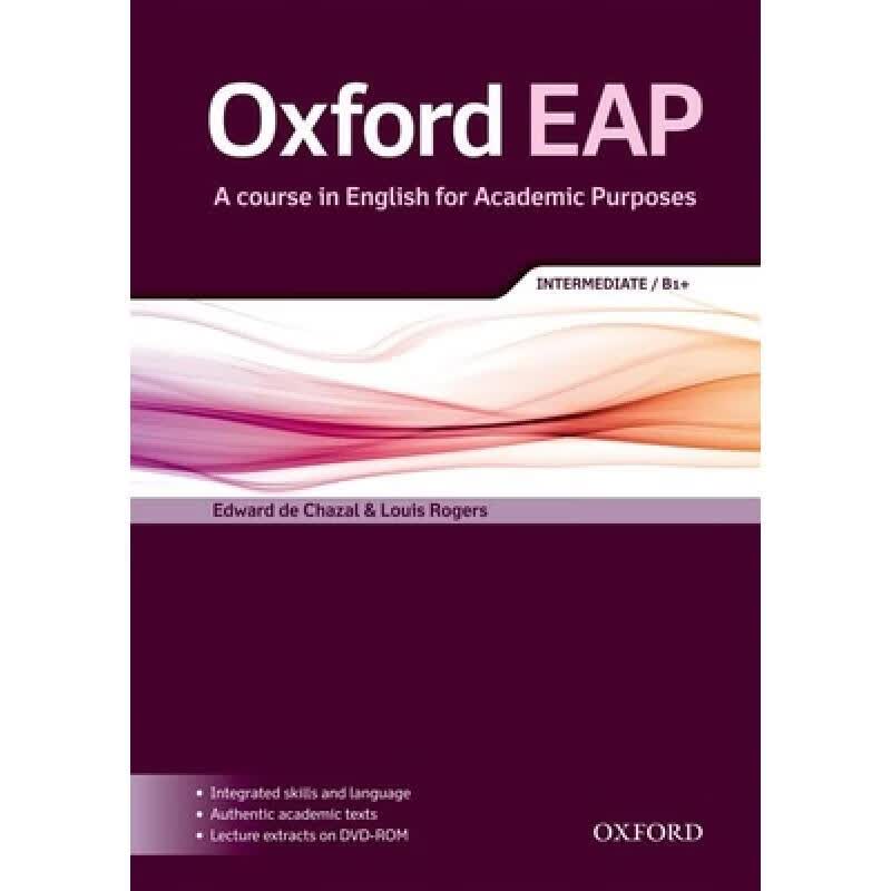 预订 牛津英语教材 Oxford EAP: Intermediate/B1+: Student...