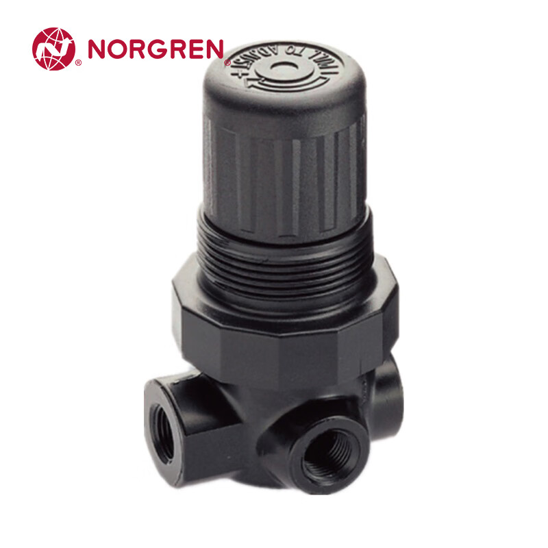 诺冠（Norgren）气动调压阀压缩空气调压阀气压调节阀管接式调压阀R07系列 R07-200-RNEG