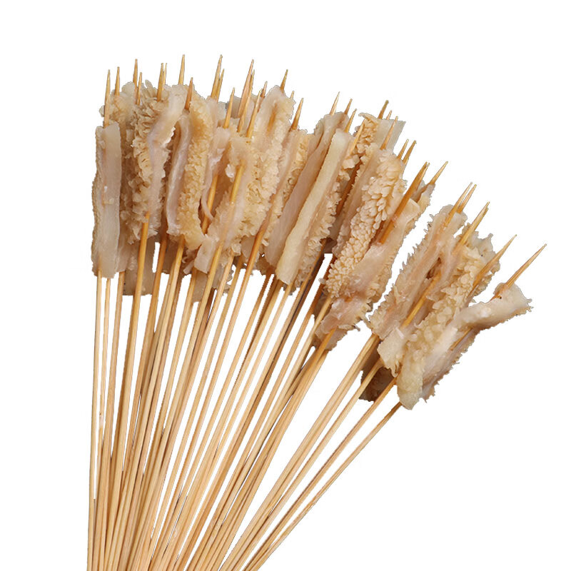 果亦橙铁板牛肚串100串涮牛肚小串鲜冷冻铁板串 毛肚小串商用烧烤肉串