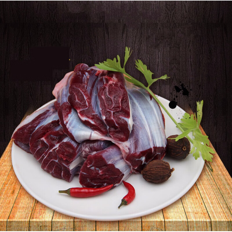皓谦牛腱子肉新鲜牦牛肉健身耗牛肉现杀牛键子肉真空牛健子肉5斤