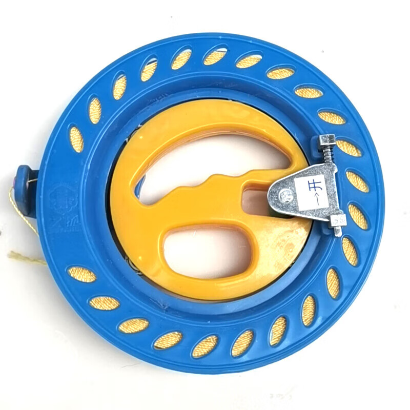 驻掌柜风筝线轮盘 风筝轮手握轮潍坊水晶轮轮盘线轮手轮带线线轴收线