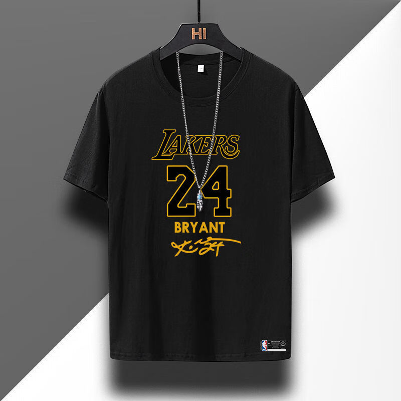 短云纪念曼巴篮球运动训练服学生宽松大码潮流百搭短袖