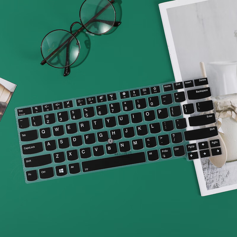 联想ThinkPad X1 Carbon 2020 2019/2018款键盘膜14英寸笔记本电脑垫 半透黑色
