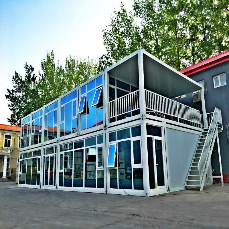 利莱集装箱移动房简易临时住人房a级防火建筑工地办公活动板房钢结构