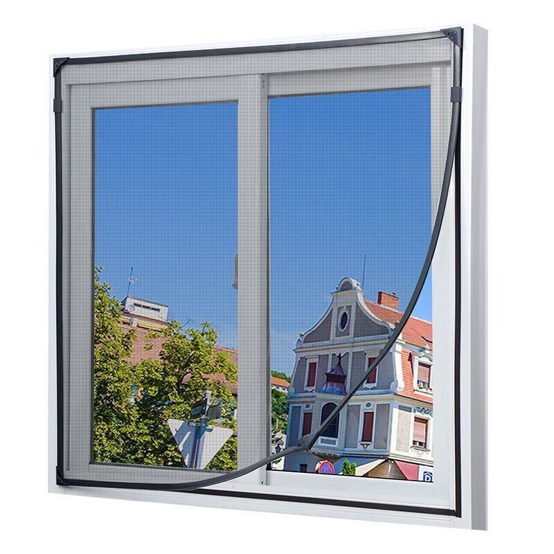 彦页 防蚊纱窗 自粘型隐形纱窗纱网diy非磁性魔术胶贴简易防尘窗纱