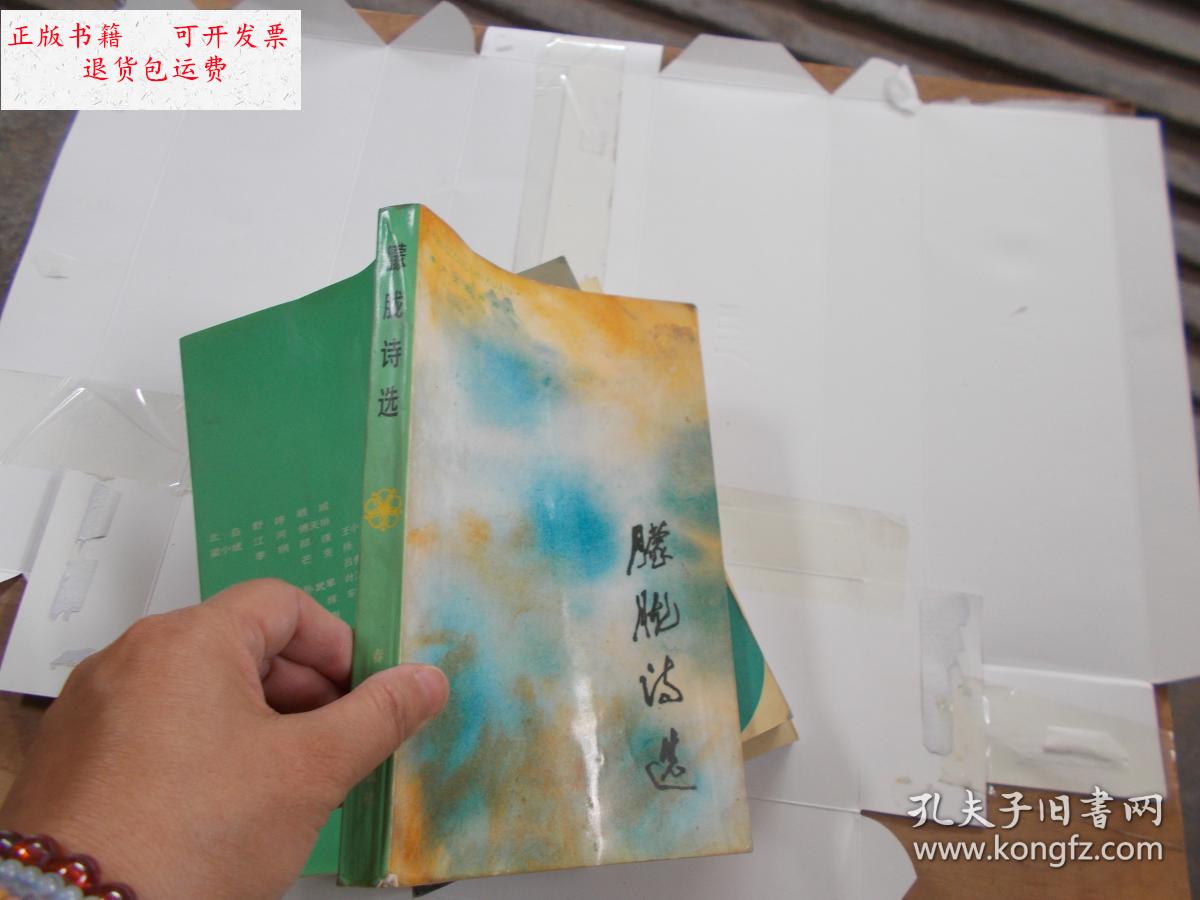 【二手9成新】朦胧诗选【实图】 /阎月君,高岩等 春风文艺出版社
