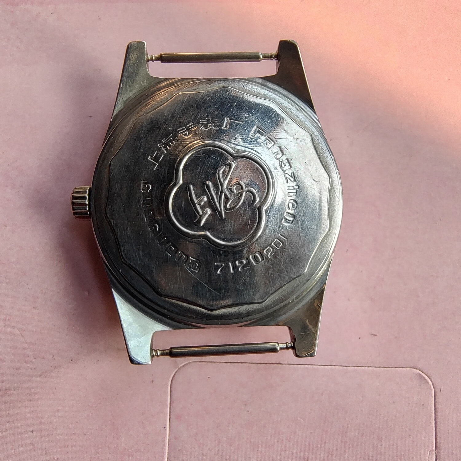 花盖老上海7120型手动机械男士手表  准 好 稀有少见古董手表