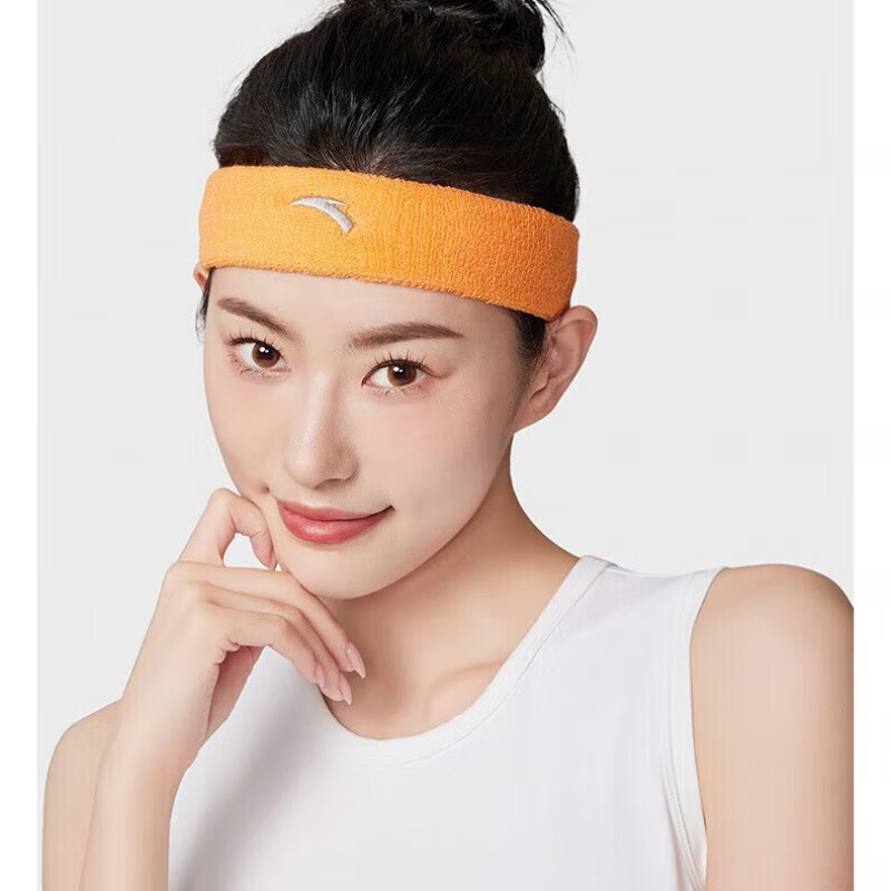安踏(anta)头带男女夏季跑步防滑轻便透气吸汗汗带运动发带普拉提束发
