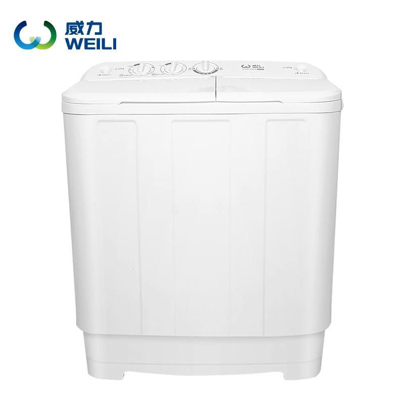 威力洗衣机8kg公斤半自动双缸洗衣机双桶 双电机双动力 XPB80-8082S