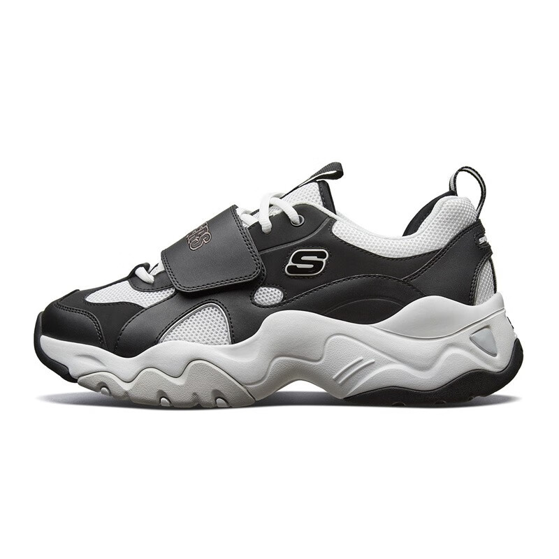 69skechers斯凯奇男士魔术贴舒适运动休闲熊猫鞋老爹鞋