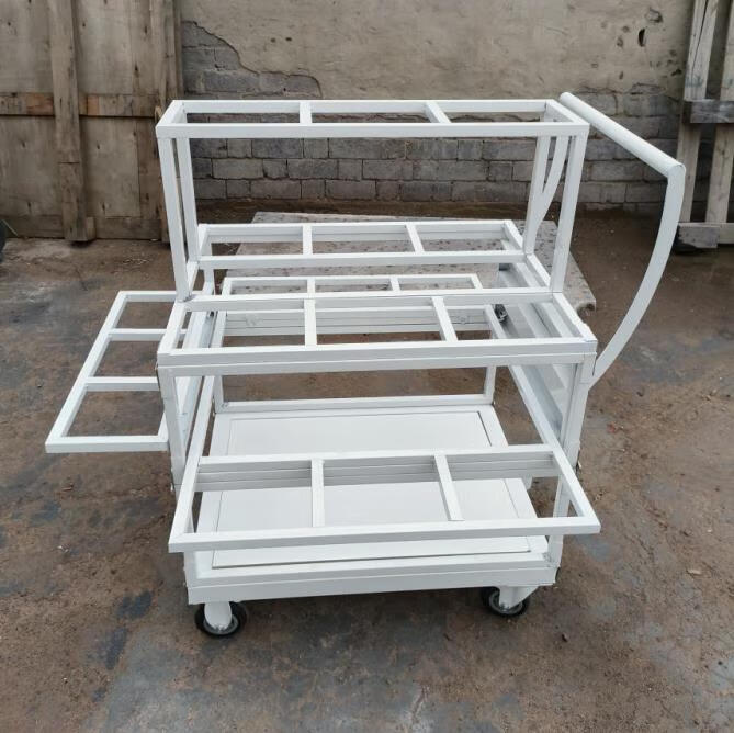 妙普乐小推车花架 摆摊卖花小推车折叠花车情人节夜市鲜花摆摊神器