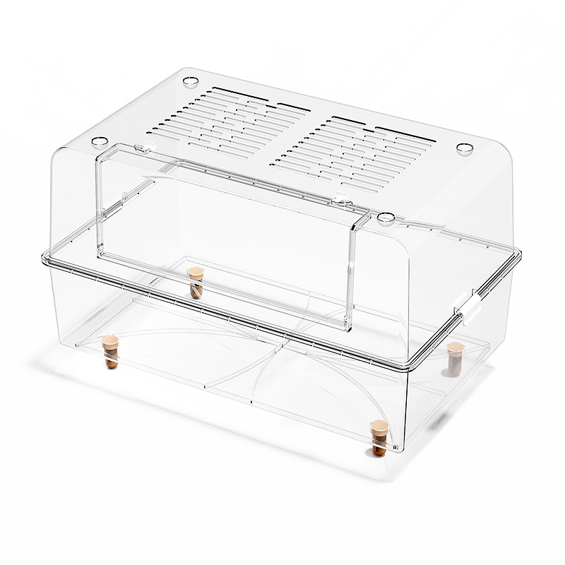 它適倉鼠籠子亞克力75透明飼養(yǎng)箱觀景88超大別墅金絲熊專用籠蘆丁雞用 全透水晶籠【75cm】 侏儒類/倉鼠/熊類/刺猬/蘆丁雞