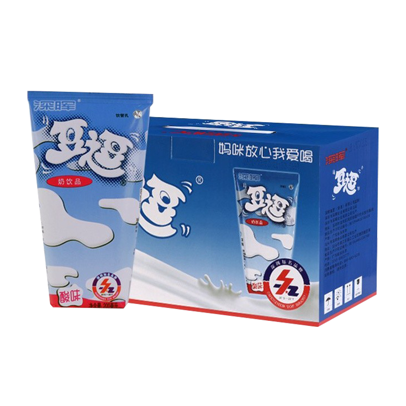 深晖豆逗学生早餐奶 整箱装 豆逗原味200ml*16盒