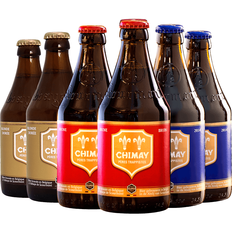 智美 修道院精酿 啤酒 比利时进口 组合装330ml*6瓶 红帽/金帽/蓝帽各2瓶混装 79元