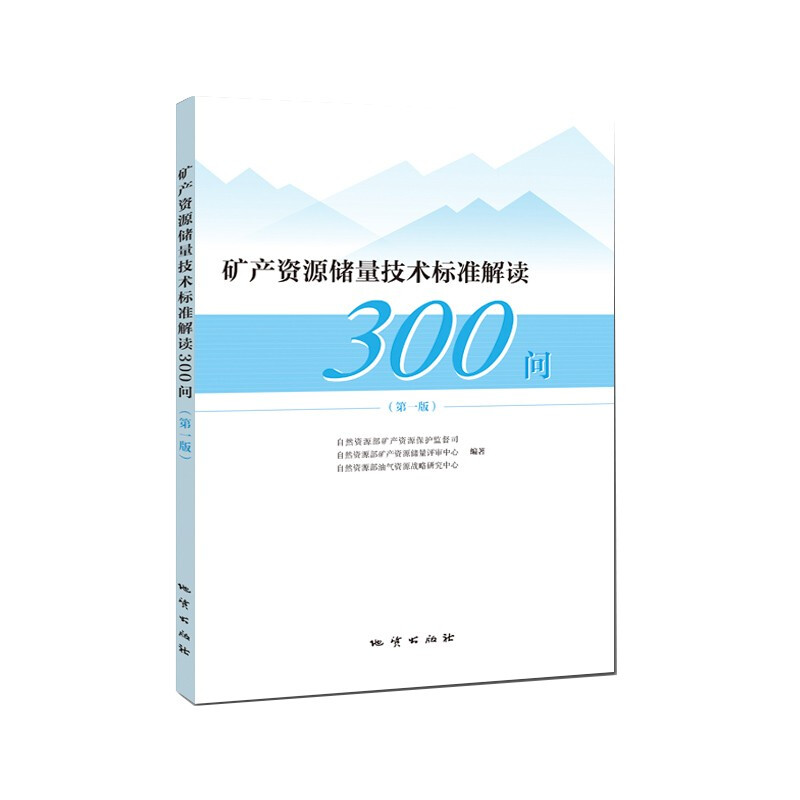 矿产资源储量技术标准解读300问 地质出版社