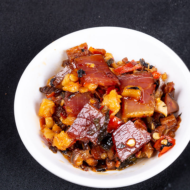 剁椒西施湘西外婆菜炒腊肉农家榨菜咸菜下饭菜豆角萝卜干湖南香辣梅菜