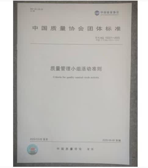 T/CAQ 10201-2020 质量管理小组活动准则