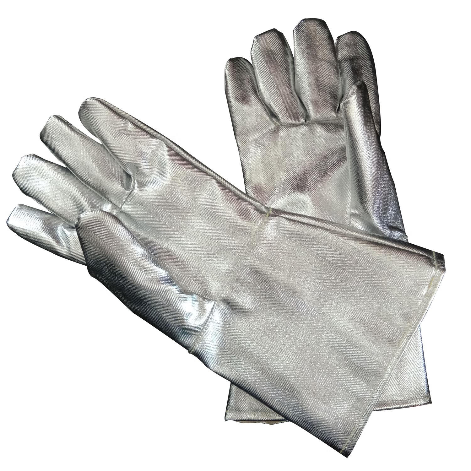 诺特(novatork)1000度铝箔手套防火耐高温阻燃五指防烫铝厂辐射热防