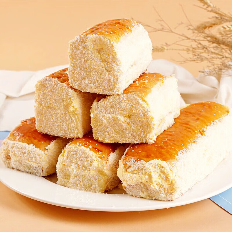 【新品】维斯商老上海复古咸奶油面包乳酪包夹心酱酸奶椰蓉早餐包 8个：咸奶油面包(椰蓉8个)