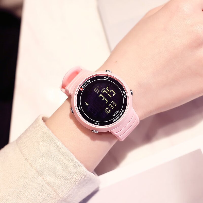 狮奥利兴动特酷手表dotcom男女生计步运动卡路里倒计时智能跑步防水