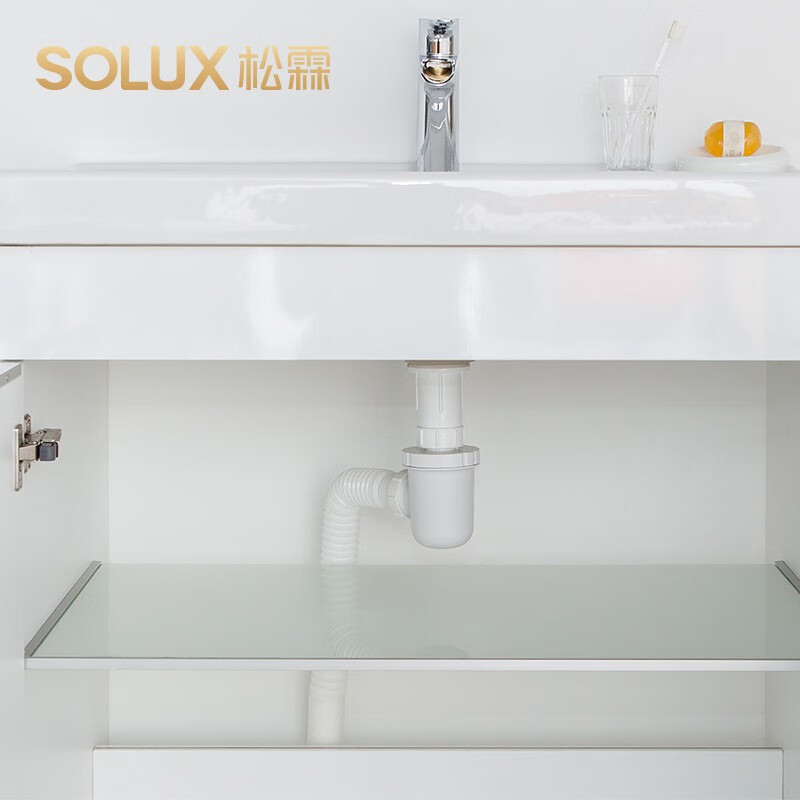 松霖（SOLUX）下水器精铜制面盆浴室柜下水器弹跳去水器下水管排水软管（下水器下水软管必须搭配使用） 下水管A243（搭配本店下水器使用）