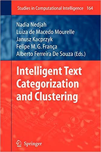 预订 intelligent text categorization and clustering