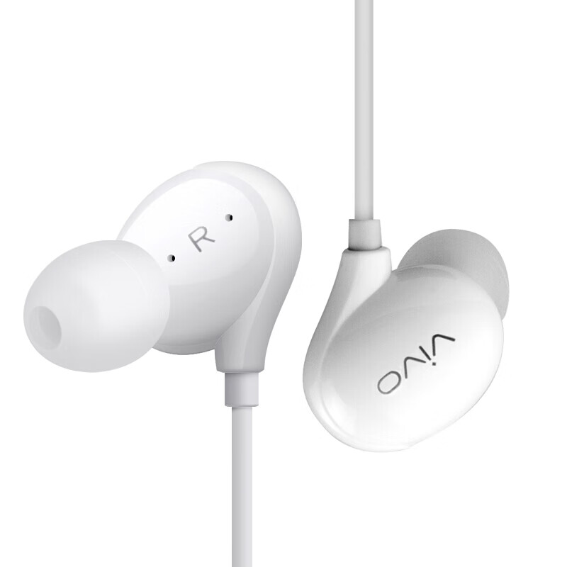 【vivo原装】XE710入耳式耳机 3.5mm 线控 音乐耳机 Hi-Fi音质 白色
