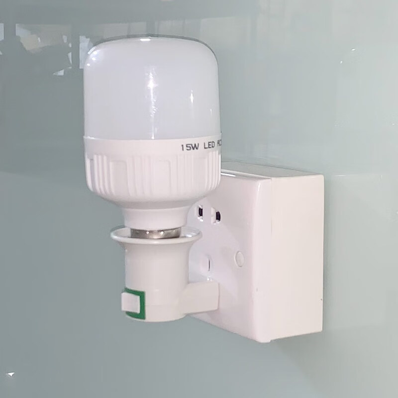 led节能灯插电卧室阳台厨房插头灯简易灯家用起夜壁灯小夜灯 小夜灯座