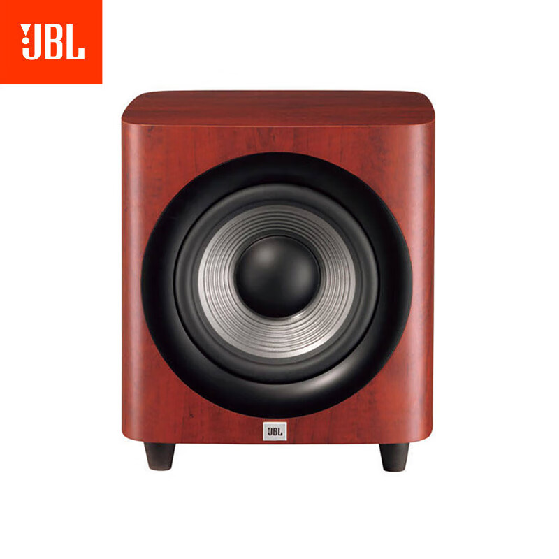 JBL STUDIO 650P低音炮 家庭影院超重低音有源低音炮 650P红色10英寸