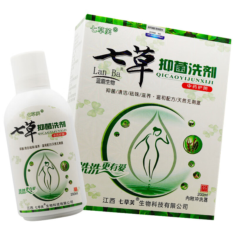 lanba【买1贈1买2贈2】七草芙七草抑菌洗剂男女妇科洗液私处清洗 七草