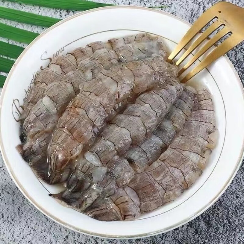 流连湾【鲜剥】超大皮皮虾肉 整条 液氮生冻 净重无冰 肉不碎去壳 皮