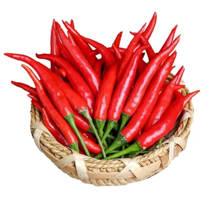 山间果好广西新鲜辣椒小米超辣土红椒朝天椒巨辣小米辣椒现货速发