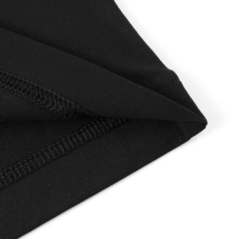 哈特马克斯（HARTMARX）春夏圆领男士休闲短袖T恤时尚运动休闲百搭打底T恤上衣 曜岩黑 170/92A