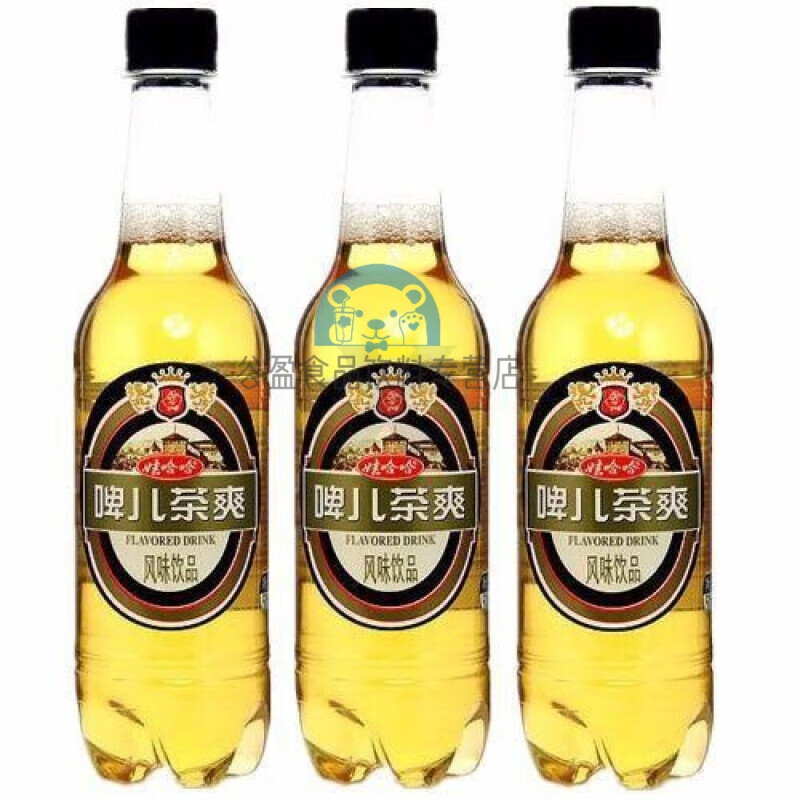 娃哈哈啤儿茶爽饮料500mlx15瓶整箱碳酸汽水饮料 啤儿茶爽【500mlx7瓶