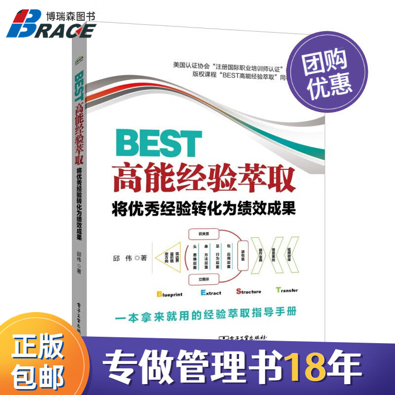 【正版】BEST高能经验萃取：将经验转化为绩效成果 博瑞森企业管理C怎么看?