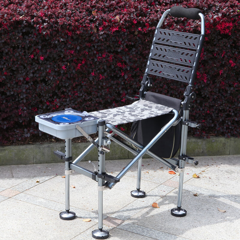 连球户外折叠便携式垂钓渔具靠背台钓椅子多功能钓鱼椅lq-031c-19ldn