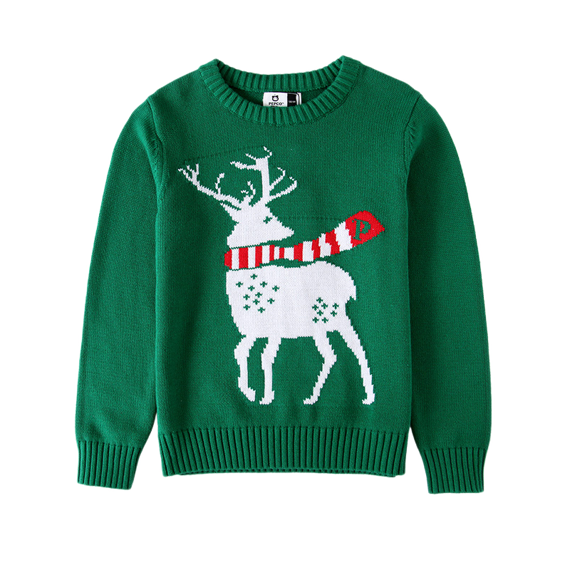 小猪班纳童装毛衣价格走势，推荐男童女童针织衫儿童圆领秋季圣诞毛衣女纯棉毛线衣宝宝上衣|可以查询毛衣针织衫历史价格的网站