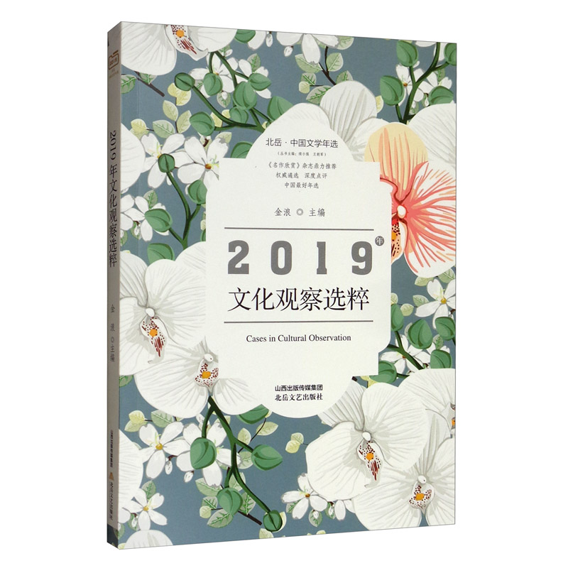 2019年文化观察选粹/北岳·中国文学年选