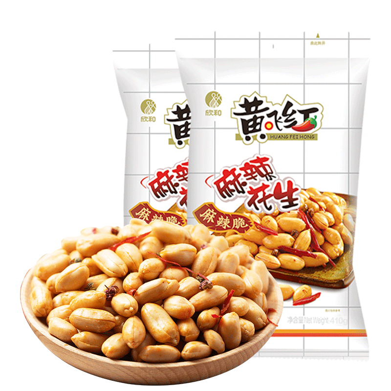 麻辣花生价值信赖的休闲网红囤货零食小吃花生米