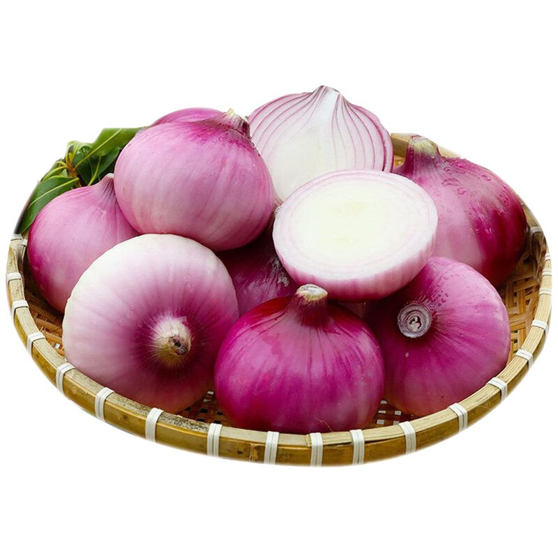 采鲜惠 云南紫皮洋葱 新鲜小洋葱圆葱头脆甜可生吃时令蔬菜 1斤